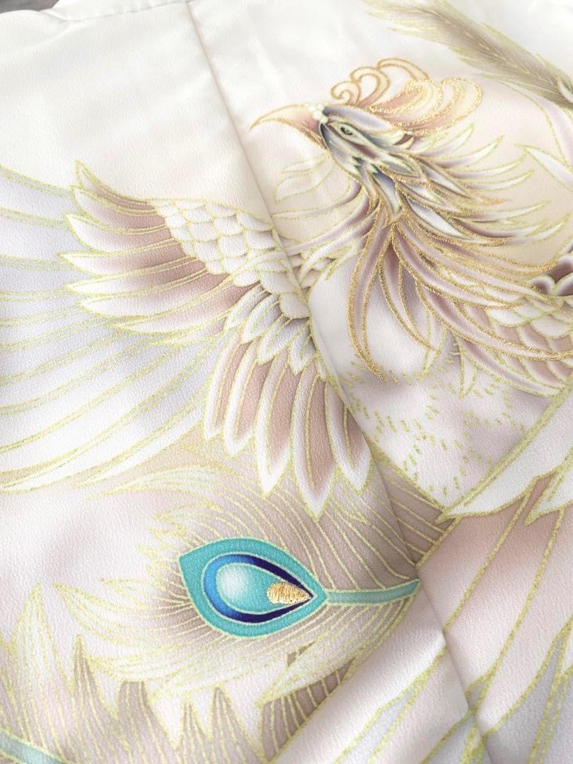 式部浪漫5歳七五三 羽織袴13点フルセット アイボリー 金糸鳳凰模様